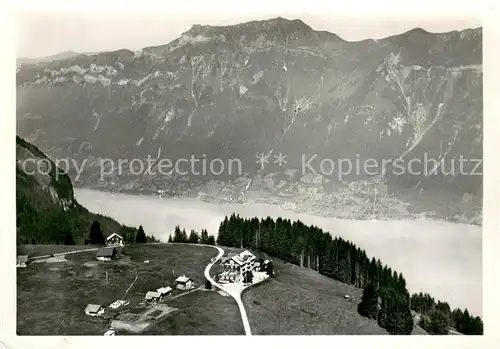 AK / Ansichtskarte Axalp_BE Hotel Bellevue Fliegeraufnahme Axalp_BE