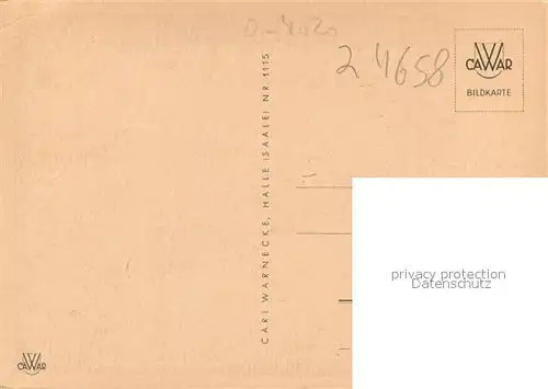 AK / Ansichtskarte Halle_Saale Am Troedel Zeichnung Halle_Saale