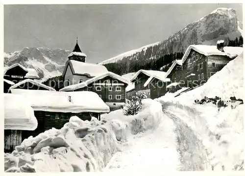 AK / Ansichtskarte Tschiertschen_GR Winteridyll 