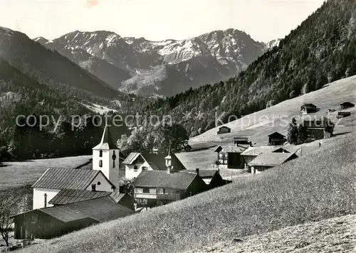 AK / Ansichtskarte Valzeina_GR Panorama mit Hochwang 