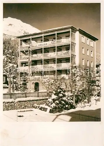 AK / Ansichtskarte Davos_Platz_GR Sanatorium Helios Davos_Platz_GR