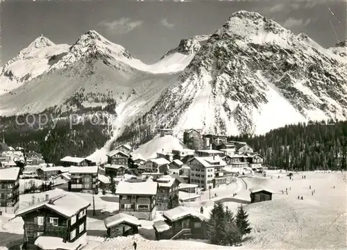 AK / Ansichtskarte Inner_Arosa mit Furkahoerner und Schiesshorn Inner Arosa