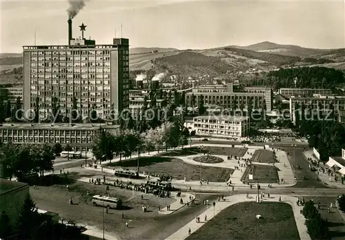 AK / Ansichtskarte Gottwaldov_Tschechien Platz der Arbeit Gottwaldov Tschechien