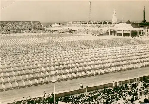 AK / Ansichtskarte Prag__Prahy_Prague Celostatni Spartakiada 1955 