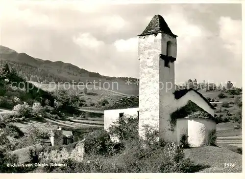 AK / Ansichtskarte Glugin_Clugin_GR Kirchlein 