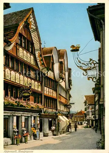 AK / Ansichtskarte Appenzell_IR Hauptgasse Appenzell IR
