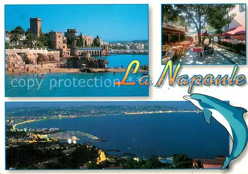 AK / Ansichtskarte La_Napoule_Plage Vue panoramique Restaurant Cafe Delphin La_Napoule_Plage