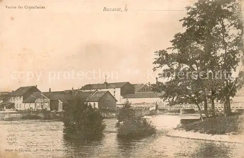 AK / Ansichtskarte Baccarat_54 Vanne des Cristalleries 