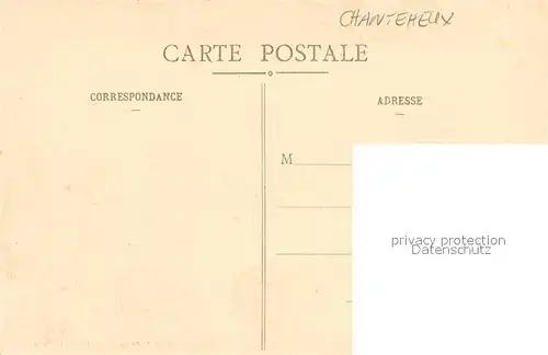 AK / Ansichtskarte Chanteheux_54 La Porcherie de Chanteheu incendies  Guerre 1914 15 