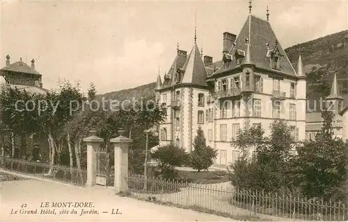 AK / Ansichtskarte Le_Mont Dore_63 Le Grand Hotel cote du Jardin 