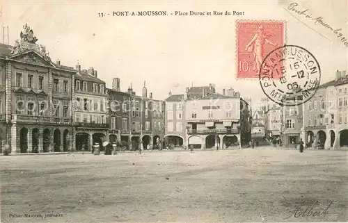 AK / Ansichtskarte Pont a Mousson_54 Place Duroc et Rue du Pont 