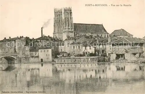AK / Ansichtskarte Pont a Mousson_54 Vue sur la Moselle 