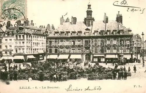 AK / Ansichtskarte Lille_59 La Bourse 
