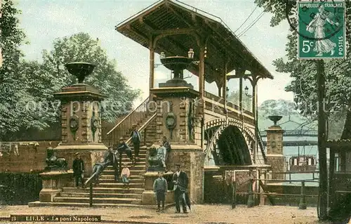 AK / Ansichtskarte Lille_59 Le pont Napoleon 