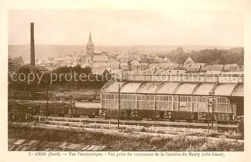 AK / Ansichtskarte Anor_59 Vue Panoramique Vue prise du concasseur de la carriere du Hauty 