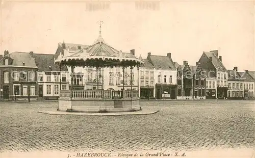 AK / Ansichtskarte Hazebrouck Kiosque de la Grand Place Hazebrouck