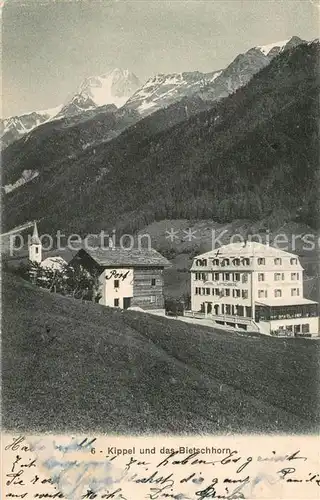 AK / Ansichtskarte Kippel_VS mit Bietschhorn 