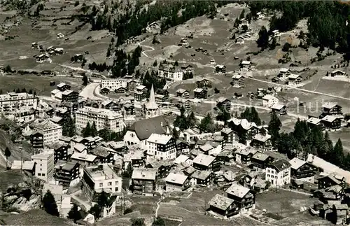 AK / Ansichtskarte Zermatt_VS Fliegeraufnahme Zermatt_VS