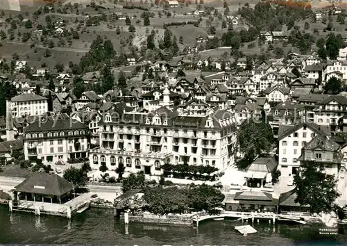AK / Ansichtskarte Gersau_Vierwaldstaettersee Fliegeraufnahme Gersau_Vierwaldstaettersee