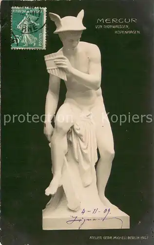 AK / Ansichtskarte Skulpturen Mercur  