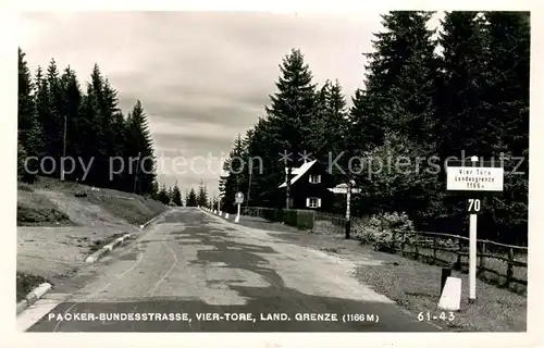 AK / Ansichtskarte Zoll_Grenze_Douane Packer Bundesstrasse 