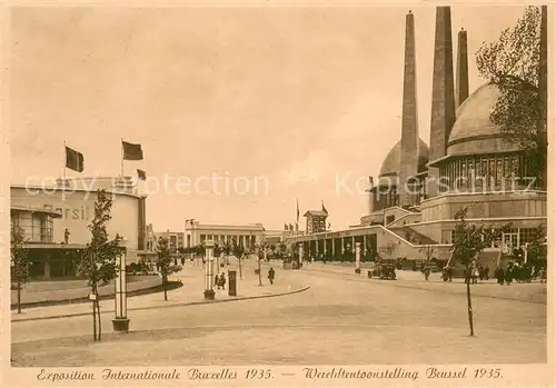 AK / Ansichtskarte Exposition_Internationale_Bruxelles_1935 Avenue Astrid 