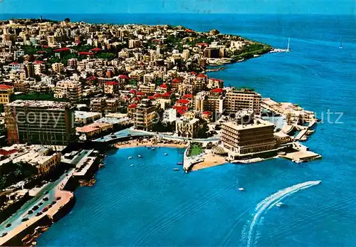 AK / Ansichtskarte Beirut Great Hotels Quarter aerial view Beirut