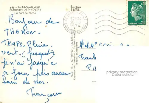 AK / Ansichtskarte Saint Michel Chef Chef Port de peche Pecheur Plage Saint Michel Chef Chef