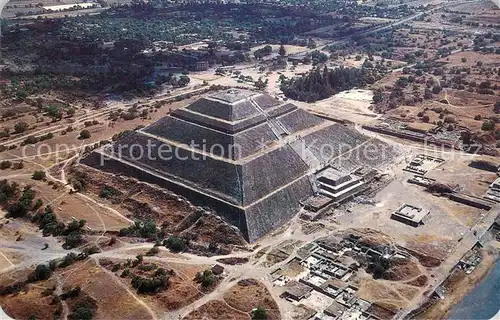 AK / Ansichtskarte San_Juan_Teotihuacan Pyramid to the sun aerial view San_Juan_Teotihuacan
