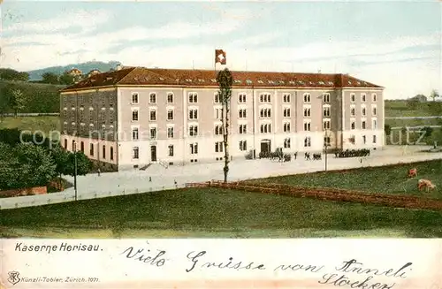 AK / Ansichtskarte Herisau_AR Kaserne Herisau Herisau_AR