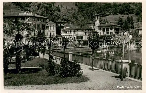 AK / Ansichtskarte Ponte Tresa_TI Quai 