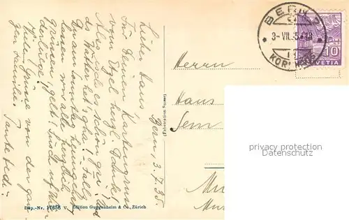 AK / Ansichtskarte Bern_BE Panorama Bern_BE