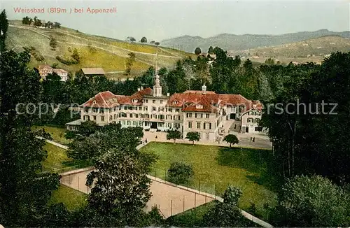 AK / Ansichtskarte Appenzell_IR Weissbad Appenzell IR