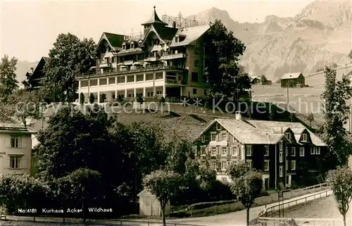 AK / Ansichtskarte Wildhaus__SG Kurhaus Acker 