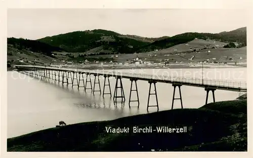 AK / Ansichtskarte Willerzell Viadukt Birchli Willerzell Willerzell