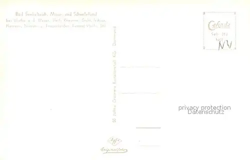 AK / Ansichtskarte Bad_Senkelteich Moor und Schwefelbad Fliegeraufnahme Bad_Senkelteich