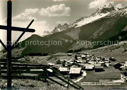 AK / Ansichtskarte Brigels_GR mit Brigelshoerner 