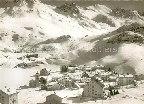 AK / Ansichtskarte Bivio am Julierpass mit Piz Grevasalvas Bivio