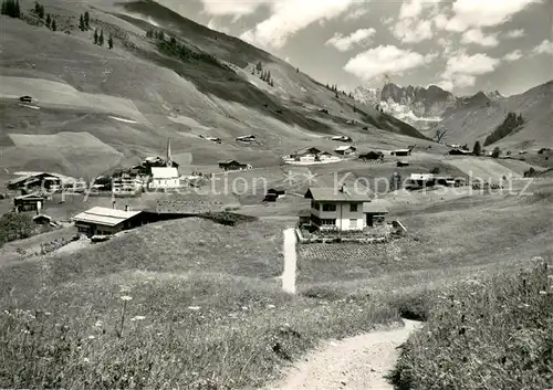 AK / Ansichtskarte St_Antoenien_GR mit Scheienfluh St_Antoenien_GR