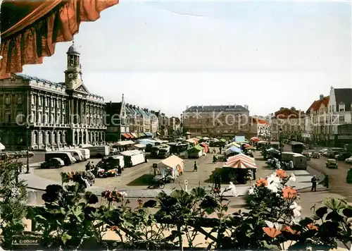 AK / Ansichtskarte Cambrai_59 Place Aristide Briand et lHotel de Ville 