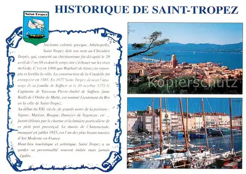AK / Ansichtskarte Chronik AK Saint Tropez 
