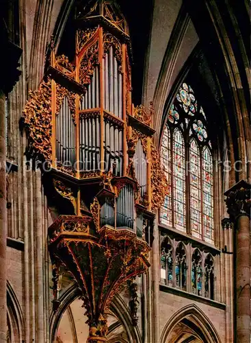 AK / Ansichtskarte Kirchenorgel Cathedrale de Strasbourg 