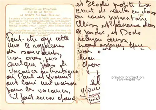 AK / Ansichtskarte Leuchtturm Jack 22700 Fin de la Terre Leuchtturm