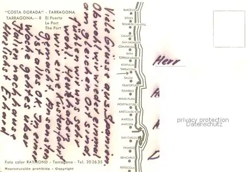 AK / Ansichtskarte Leuchtturm Costa Dorada Leuchtturm