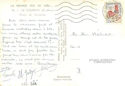 AK / Ansichtskarte Leuchtturm Gaby La France Vue du Ciel Leuchtturm