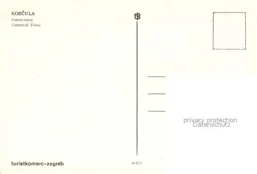AK / Ansichtskarte Korcula Panorama Korcula