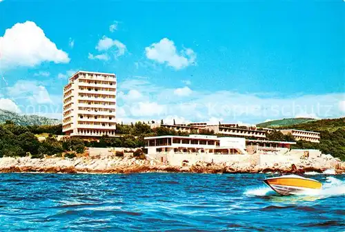 AK / Ansichtskarte Dubrovnik_Ragusa Hotel Neptun Ansicht vom Meer aus Dubrovnik Ragusa