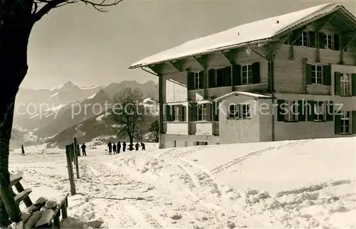 AK / Ansichtskarte Schoenried_BE Ferienheim Buebebaerg 
