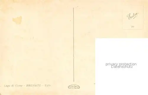 AK / Ansichtskarte Brunate_Lago_di_Como Ville 