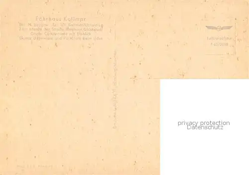 AK / Ansichtskarte Kollmar_Holstein Faehrhaus Kolmar Grosse Cafeterrasse Fliegeraufnahme 